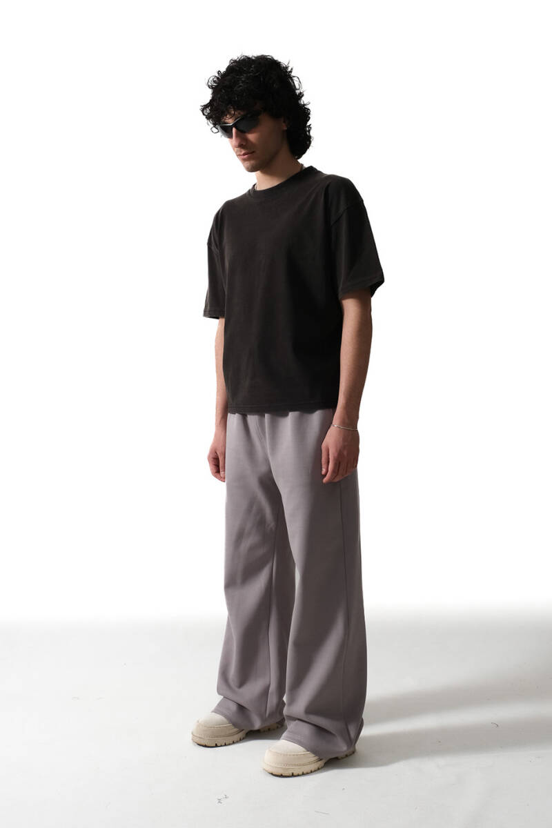 Kül Grisi Essential Double Face Baggy Eşofman - 5