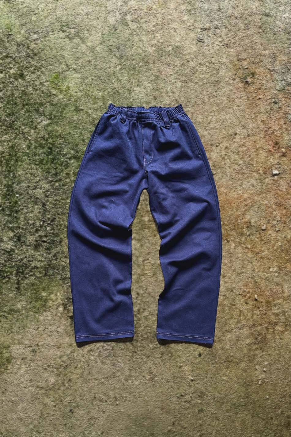 Lacivert Denim Baggy Pantolon - SOLDOUT