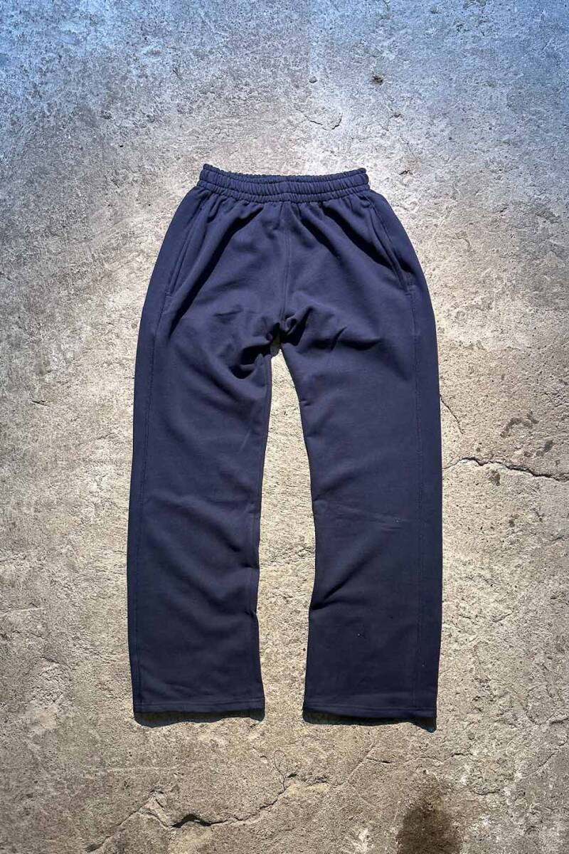 Lacivert Çift Dikiş Detaylı Heavyweight (450GSM) Baggy Eşofman - SOLDOUT