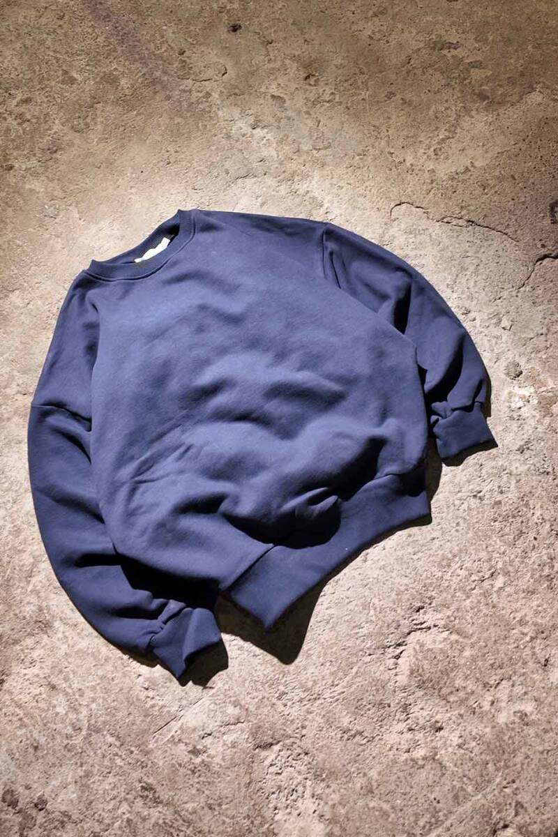 Lacivert Extra Oversize Boxy Fit Sweatshirt - 2