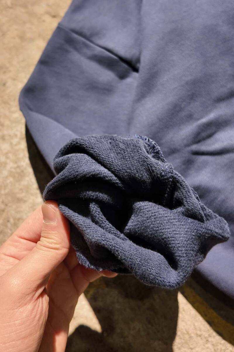 Lacivert Extra Oversize Boxy Fit Sweatshirt - 3