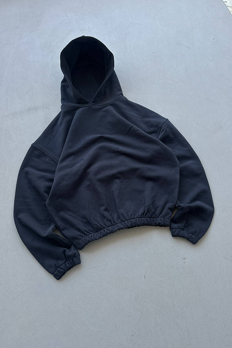 Lacivert Heavyweight (450GSM) Oversize Boxy Fit Hoodie - SOLDOUT (1)