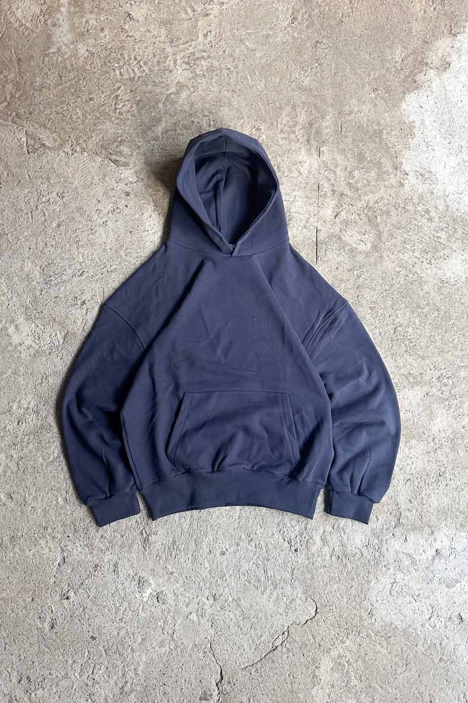 Lacivert Heavyweight (450GSM) Oversize Boxy Fit Hoodie - 1