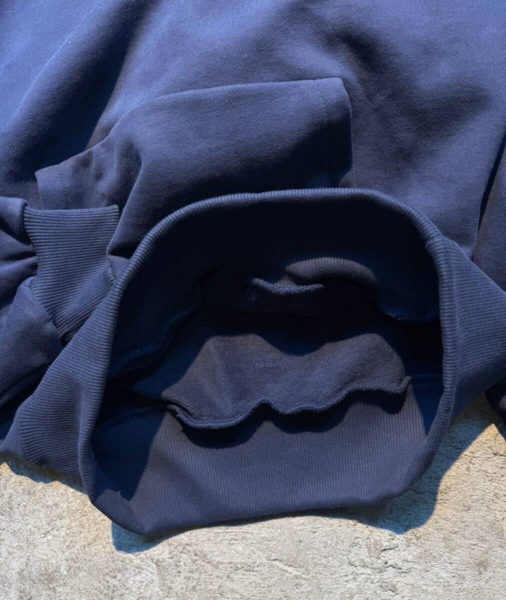 Lacivert Heavyweight (450GSM) Oversize Boxy Fit Hoodie - 3