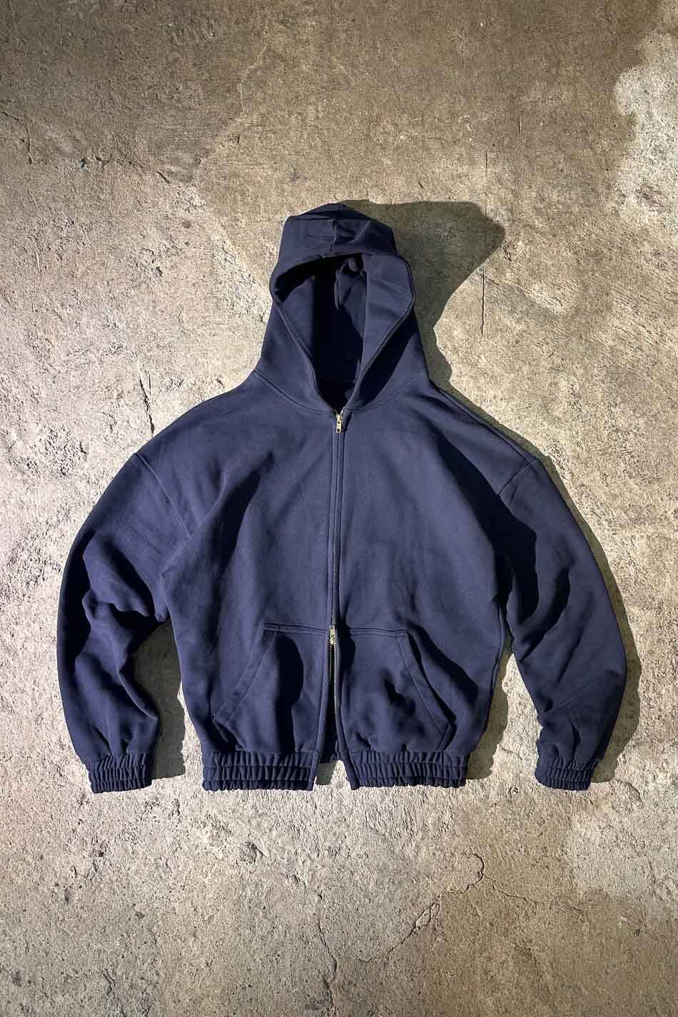 Laicvert Heavyweight Oversize Boxy Fit Zip Hoodie - SOLDOUT