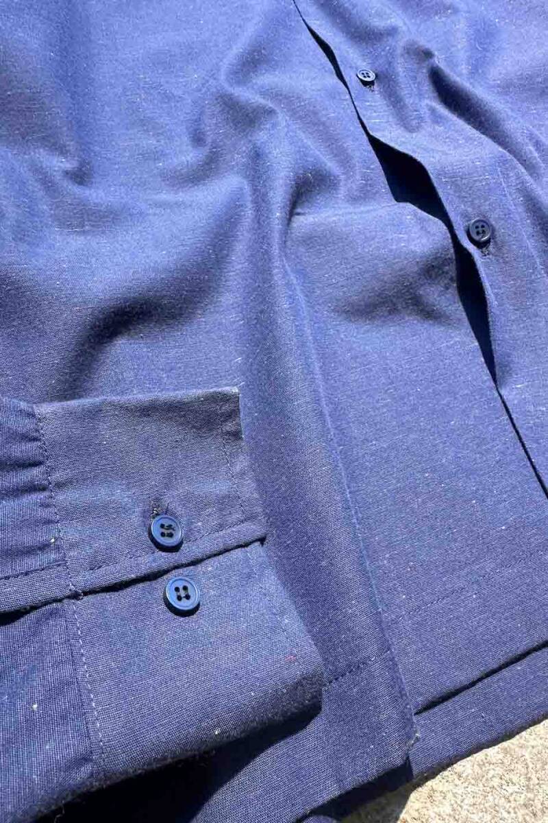 Lacivert Nep Oversize Gömlek - 3