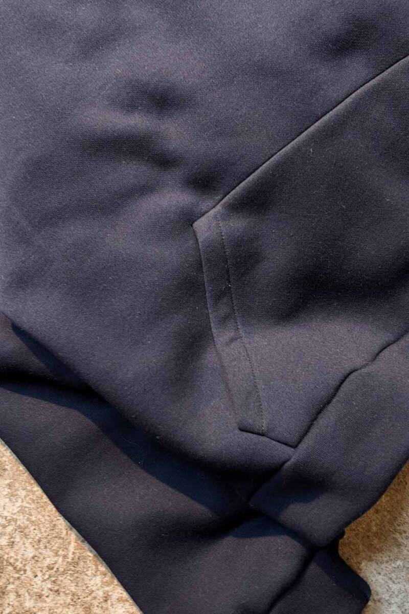 Lacivert Oversize Boxy Fit Hoodie - SOLDOUT (1)