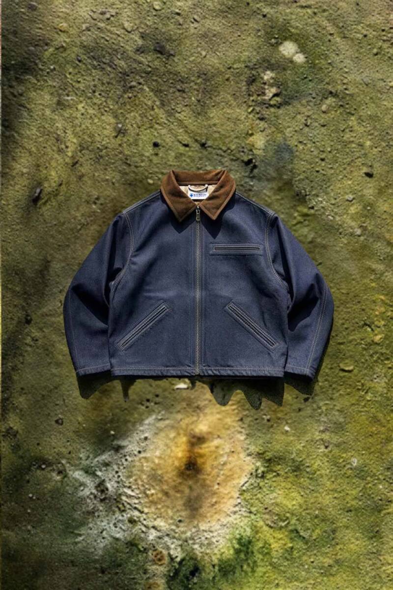 Lacivert Denim Workwear Boxy Fit Ceket - SOLDOUT