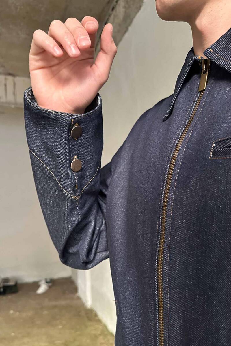 Raw Denim Workwear Boxy Fit Ceket - 5