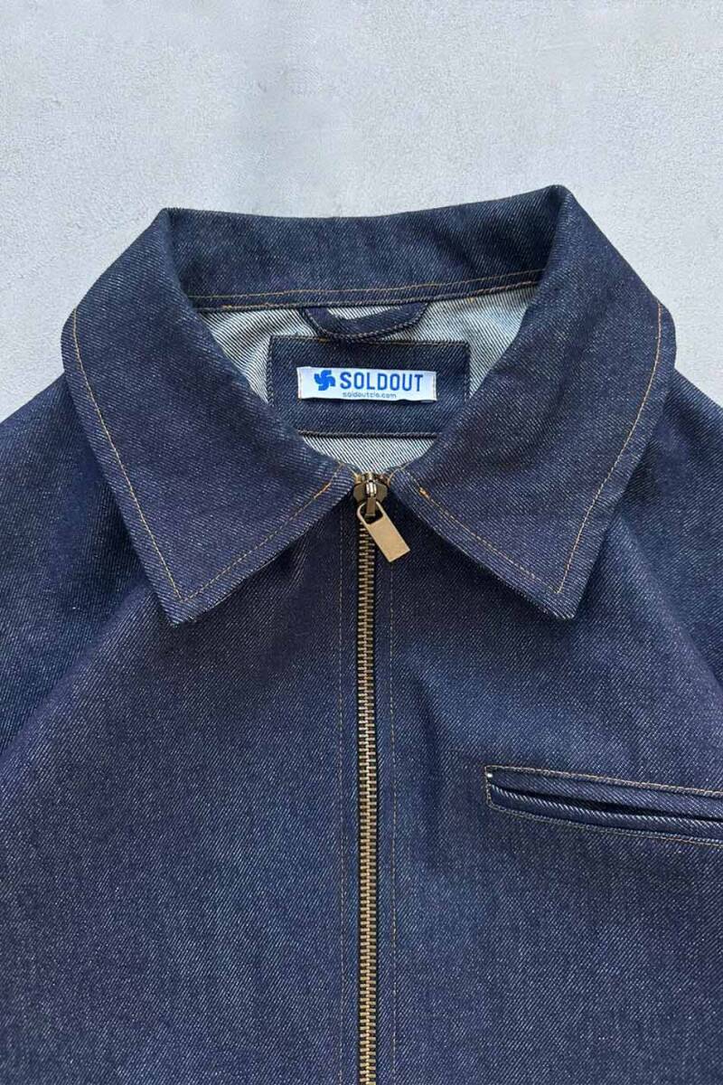 Raw Denim Workwear Boxy Fit Ceket - 9