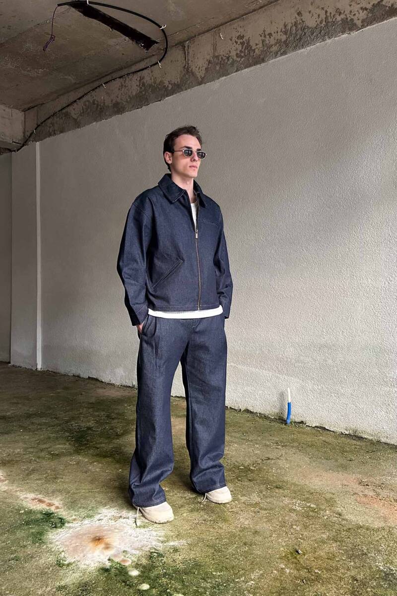 Raw Denim Workwear Boxy Fit Ceket - SOLDOUT