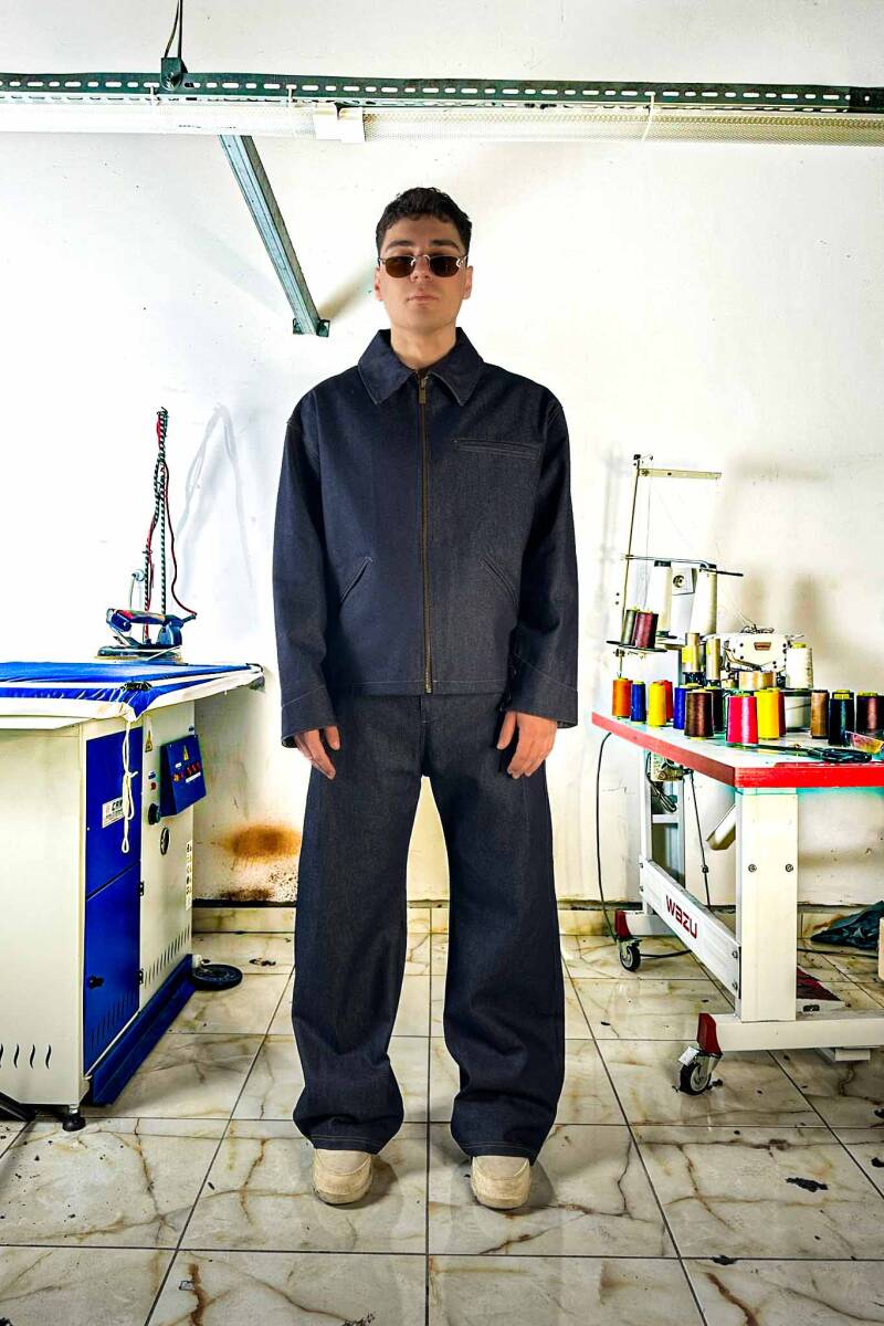 Raw Denim Workwear Boxy Fit Ceket - SOLDOUT (1)