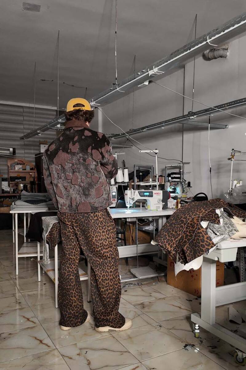 Leopar Desenli Fenna V1 Pantolon - 3