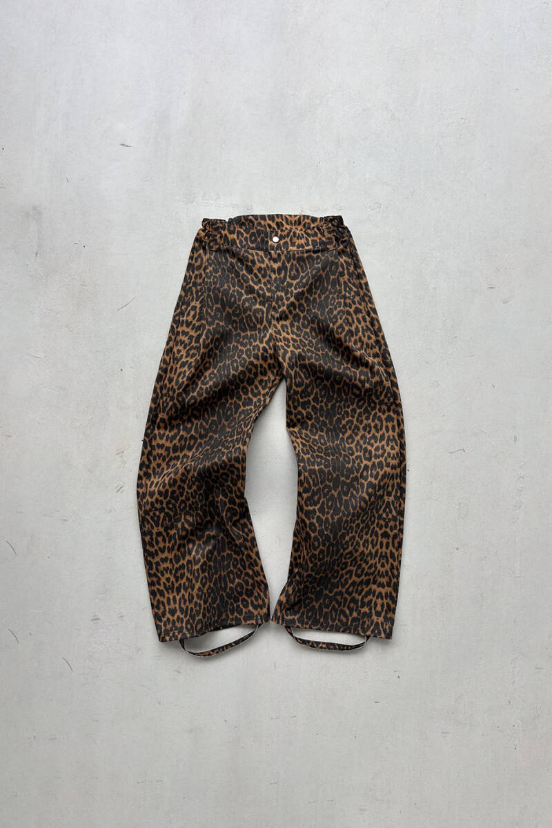 Leopar Desenli Fenna V1 Pantolon - SOLDOUT