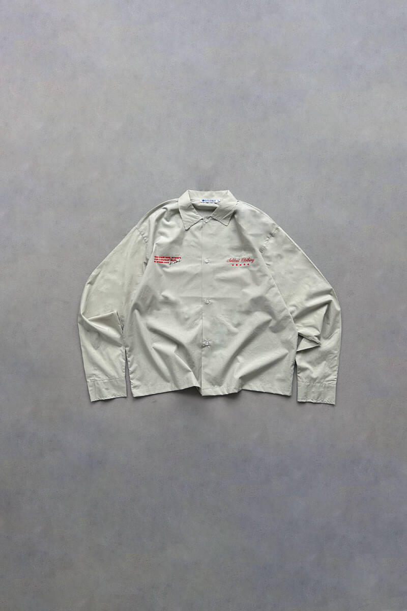 Lose Your Soul Mint Gri Oversize Gömlek - SOLDOUT