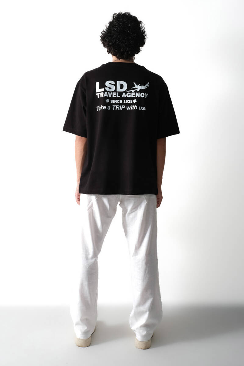 LSD Siyah Oversize Tişört - 2