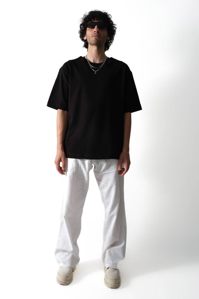 LSD Siyah Oversize Tişört - 3