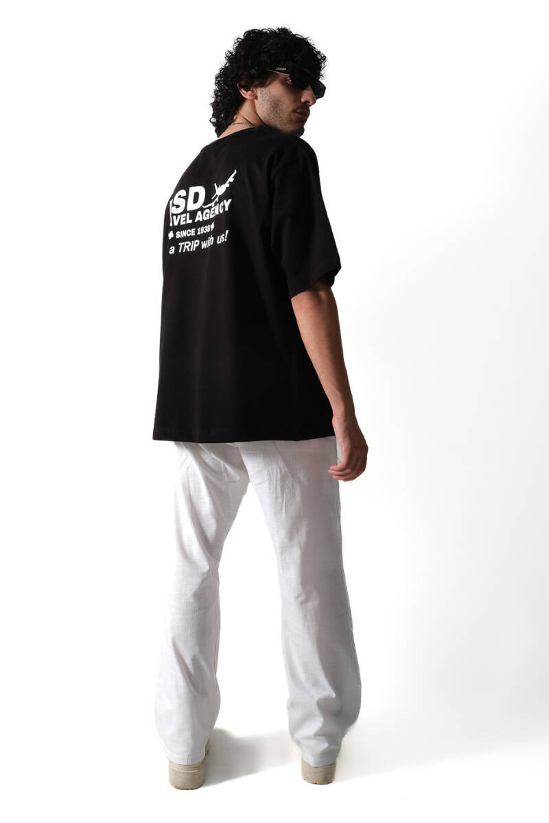 LSD Siyah Oversize Tişört - 4