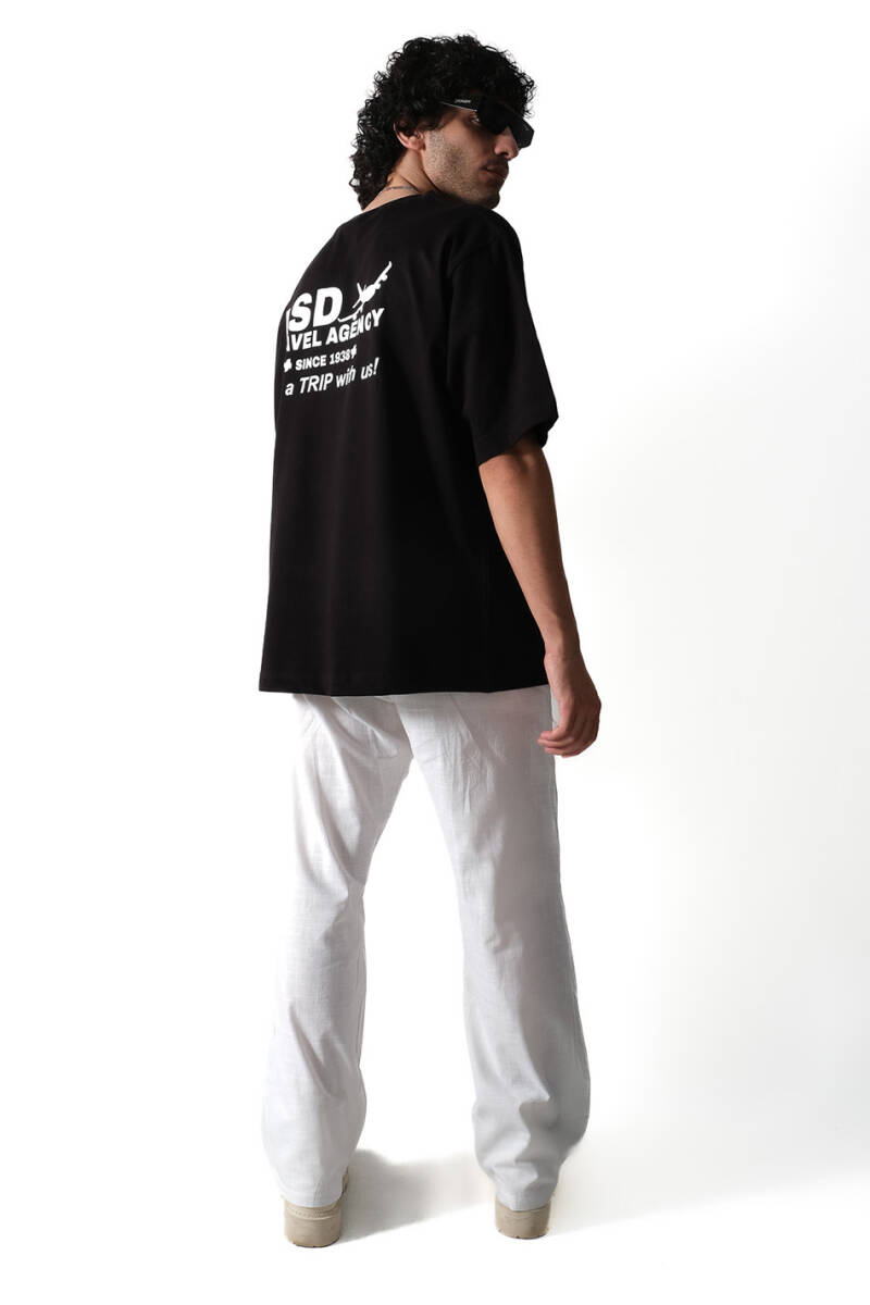 LSD Siyah Oversize Tişört - 6