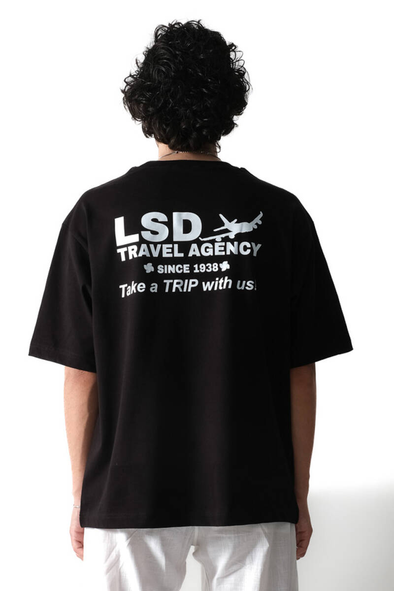LSD Siyah Oversize Tişört - 1