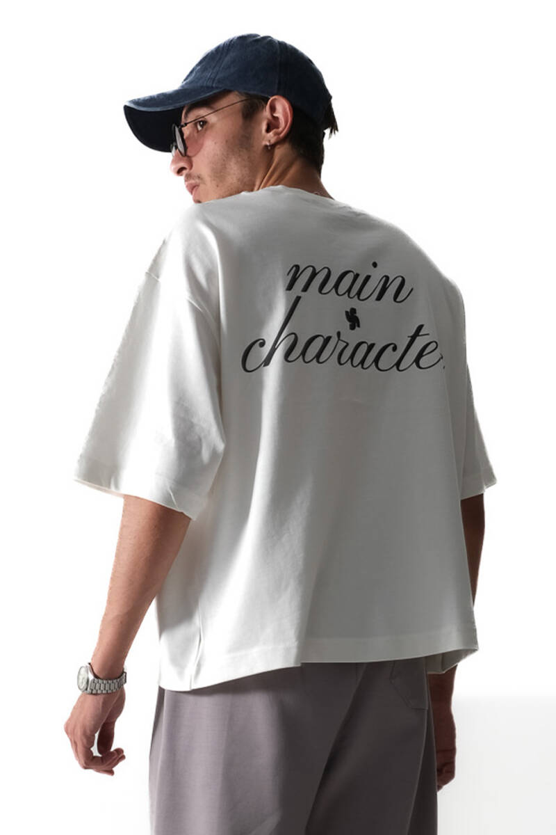 Main Character Boxy Fit Crop Tişört - 2