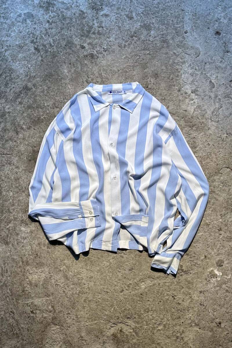 Mavi - Beyaz Oversize Gömlek - SOLDOUT