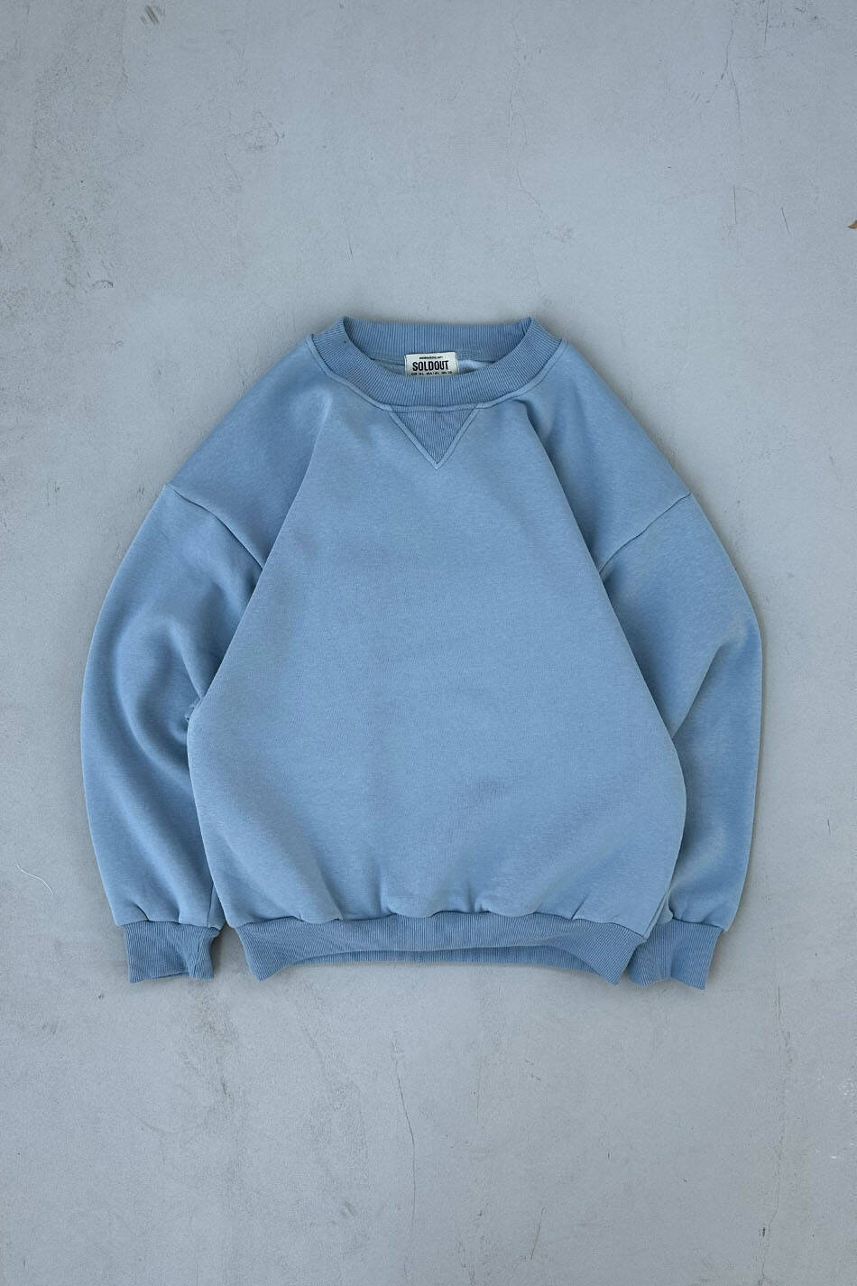 Açık Mavi Oversize Sweatshirt - SOLDOUT
