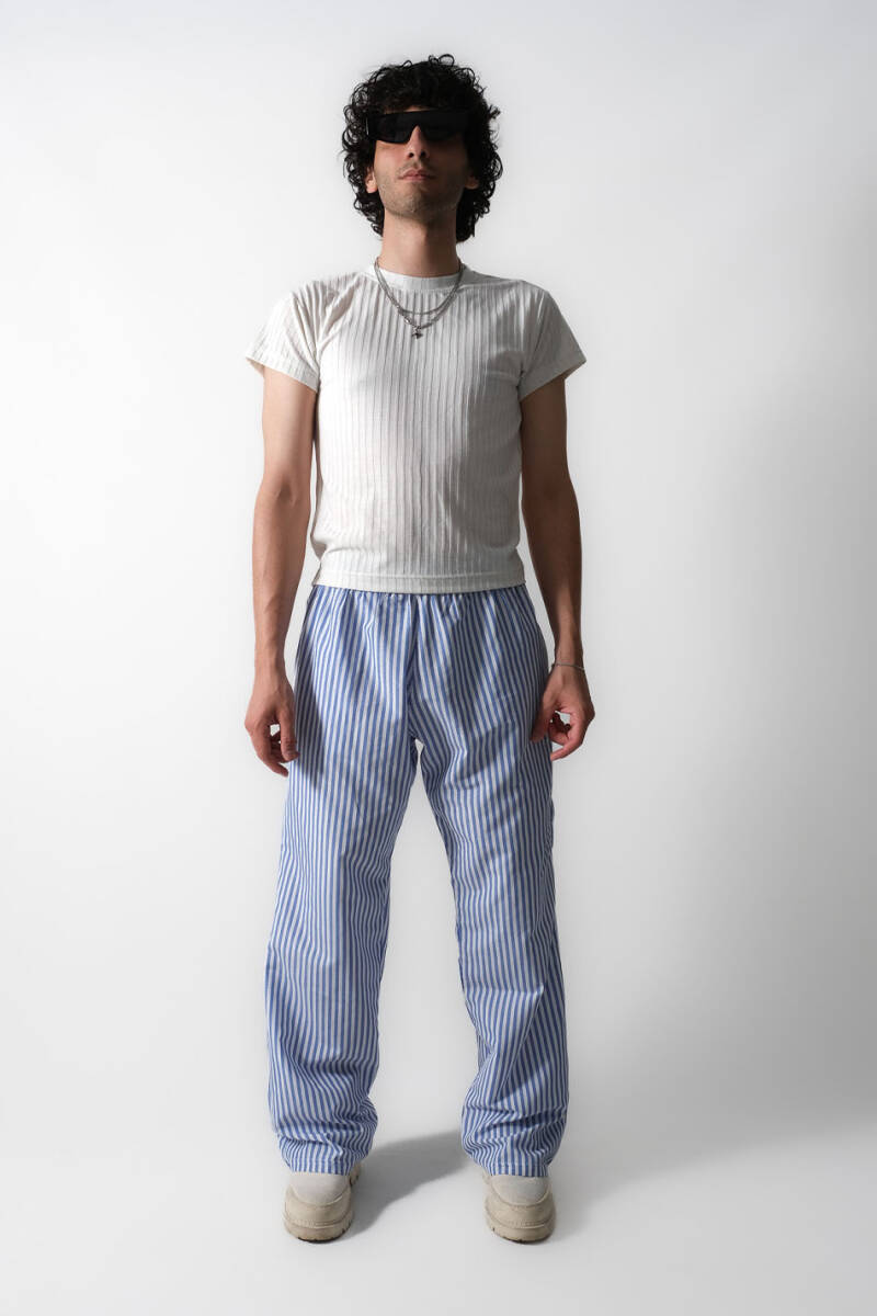Mavi Çizgili Pantolon - SOLDOUT (1)
