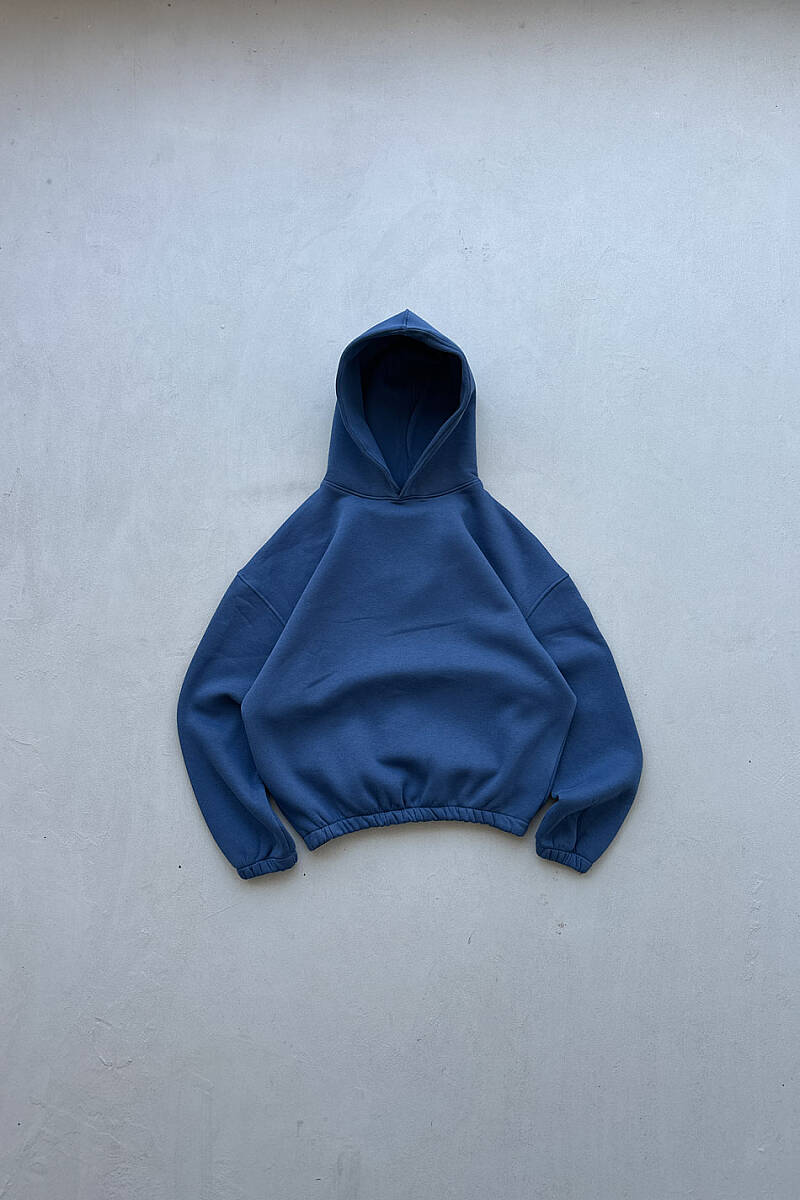 Mavi Oversize Boxy Fit Hoodie - SOLDOUT