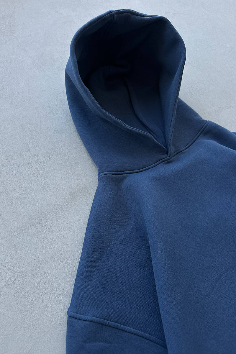 Mavi Oversize Boxy Fit Hoodie - SOLDOUT (1)