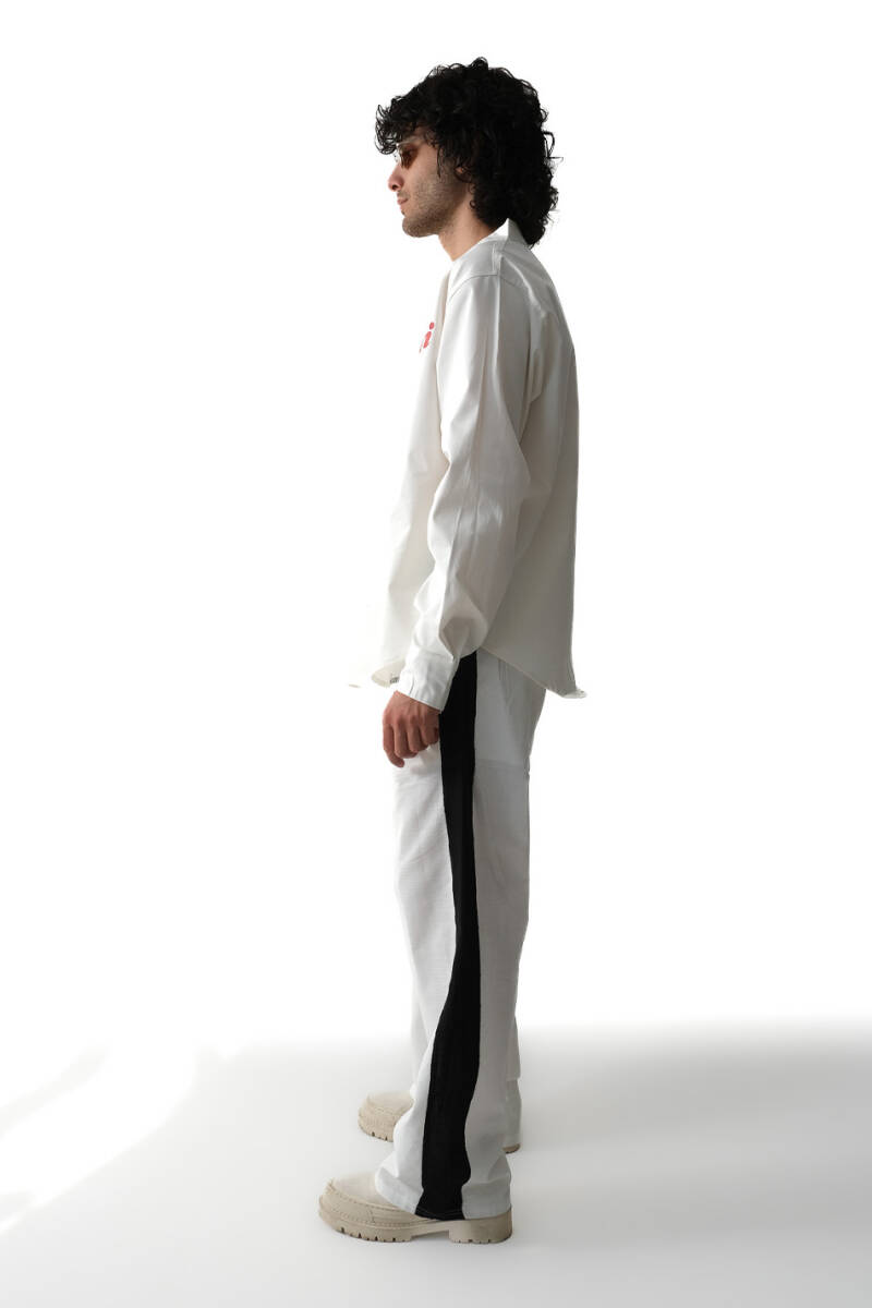 Merci Ekru Essential Oversize Gömlek - 4
