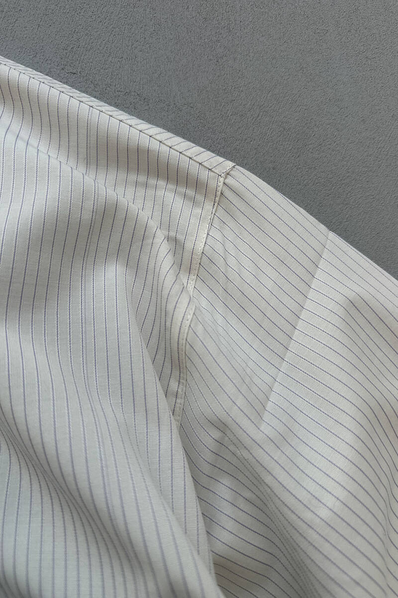 Mor Çizgili Oversize Gömlek - SOLDOUT (1)