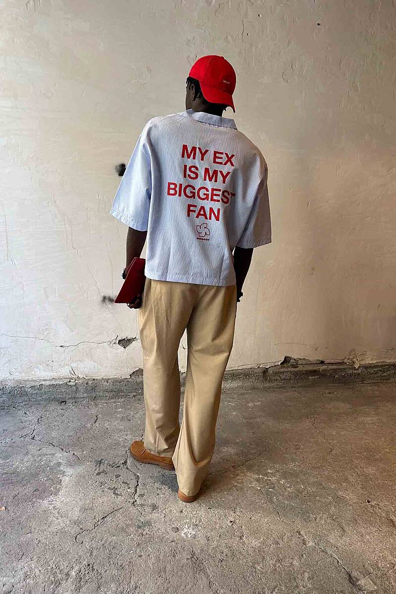 My Ex Biggest Fan Boxy Fit Gömlek - 3