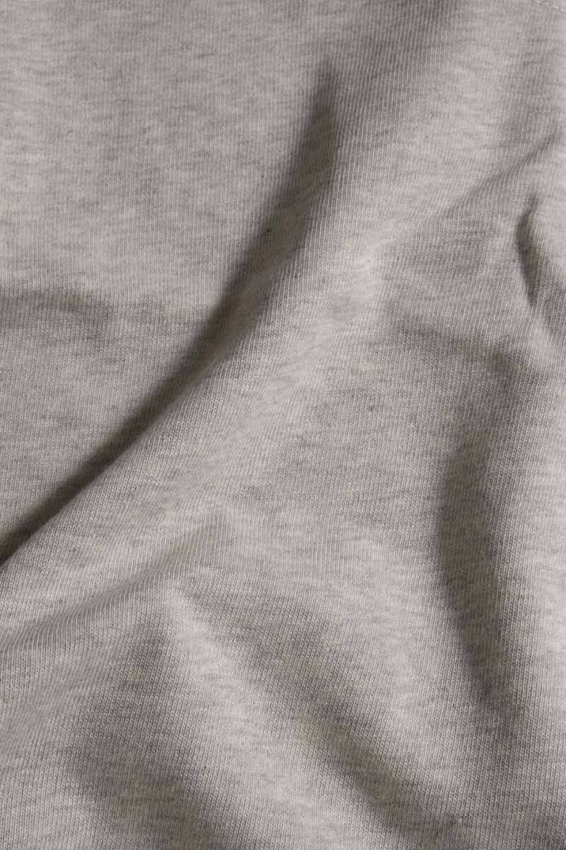Nobody Cares Gri Melanj Heavyweight Oversize Tişört - 7