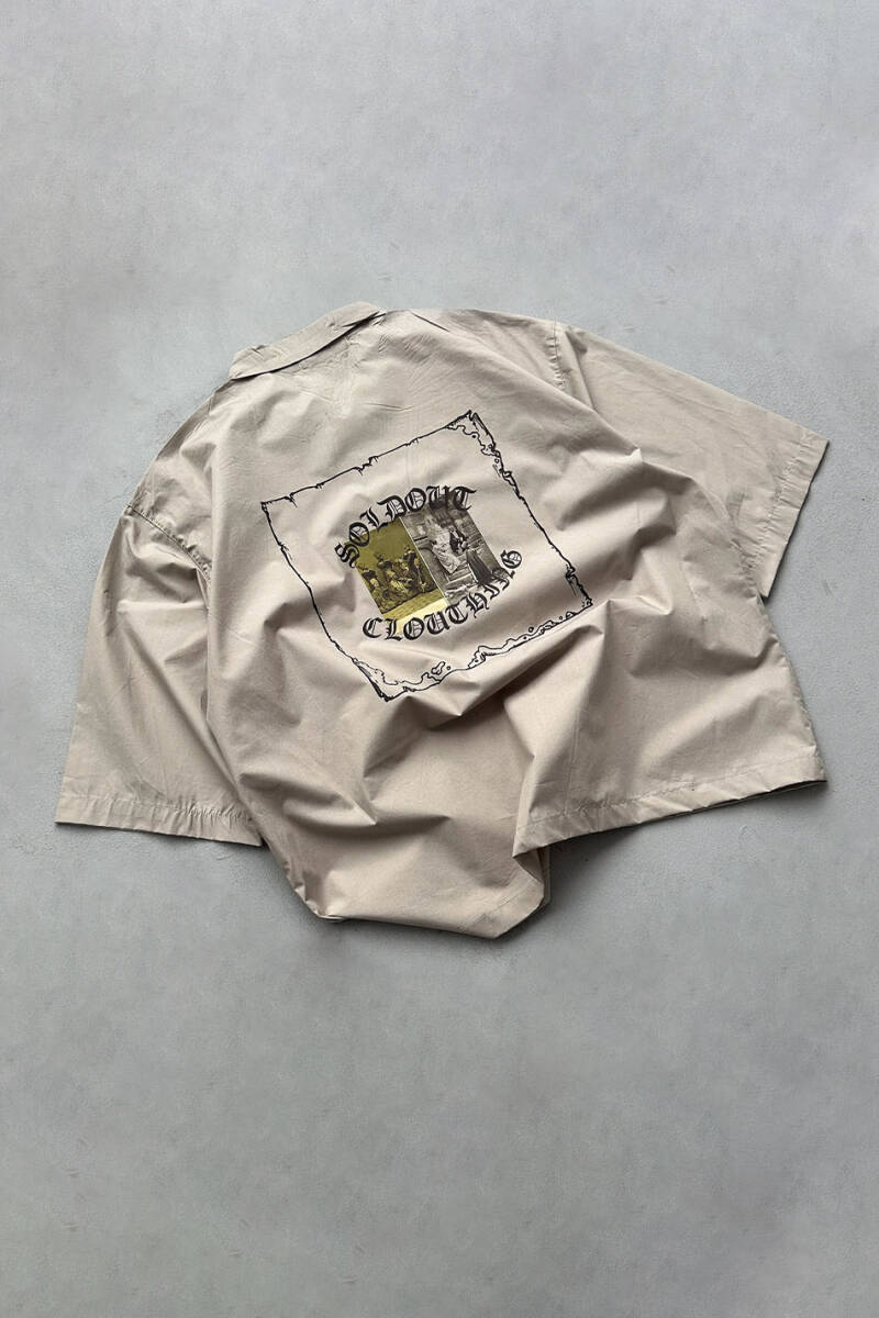 Old Sufi Yarım Kol Oversize Gömlek - 3