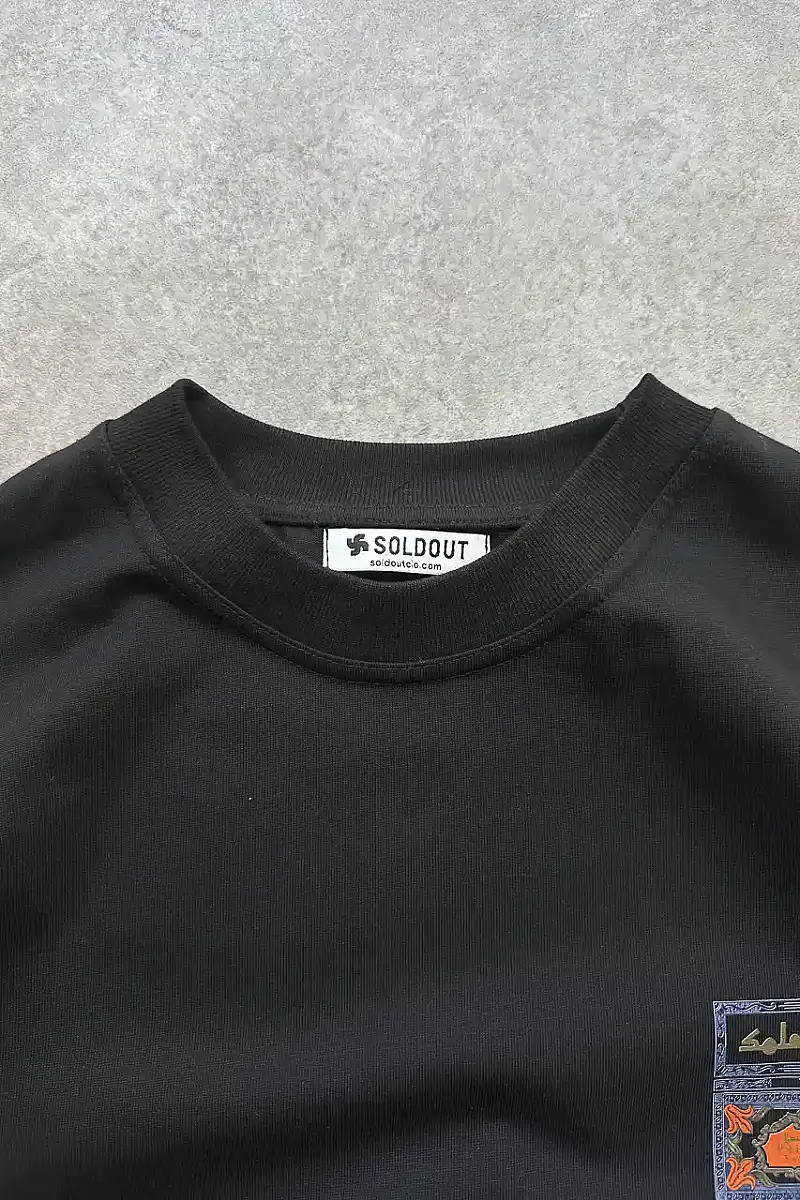 Önü Arap Çarşaf Baskılı Oversize T-Shirt - 3
