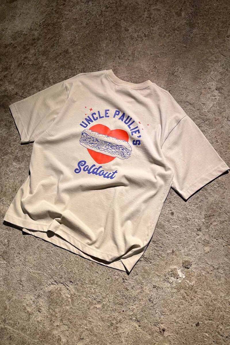 Paulie Bej Oversize Tişört - 2