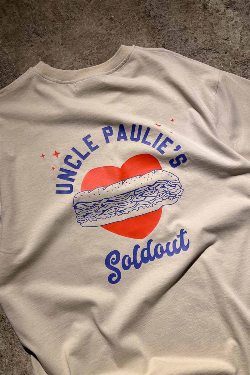 Paulie Bej Oversize Tişört - 3