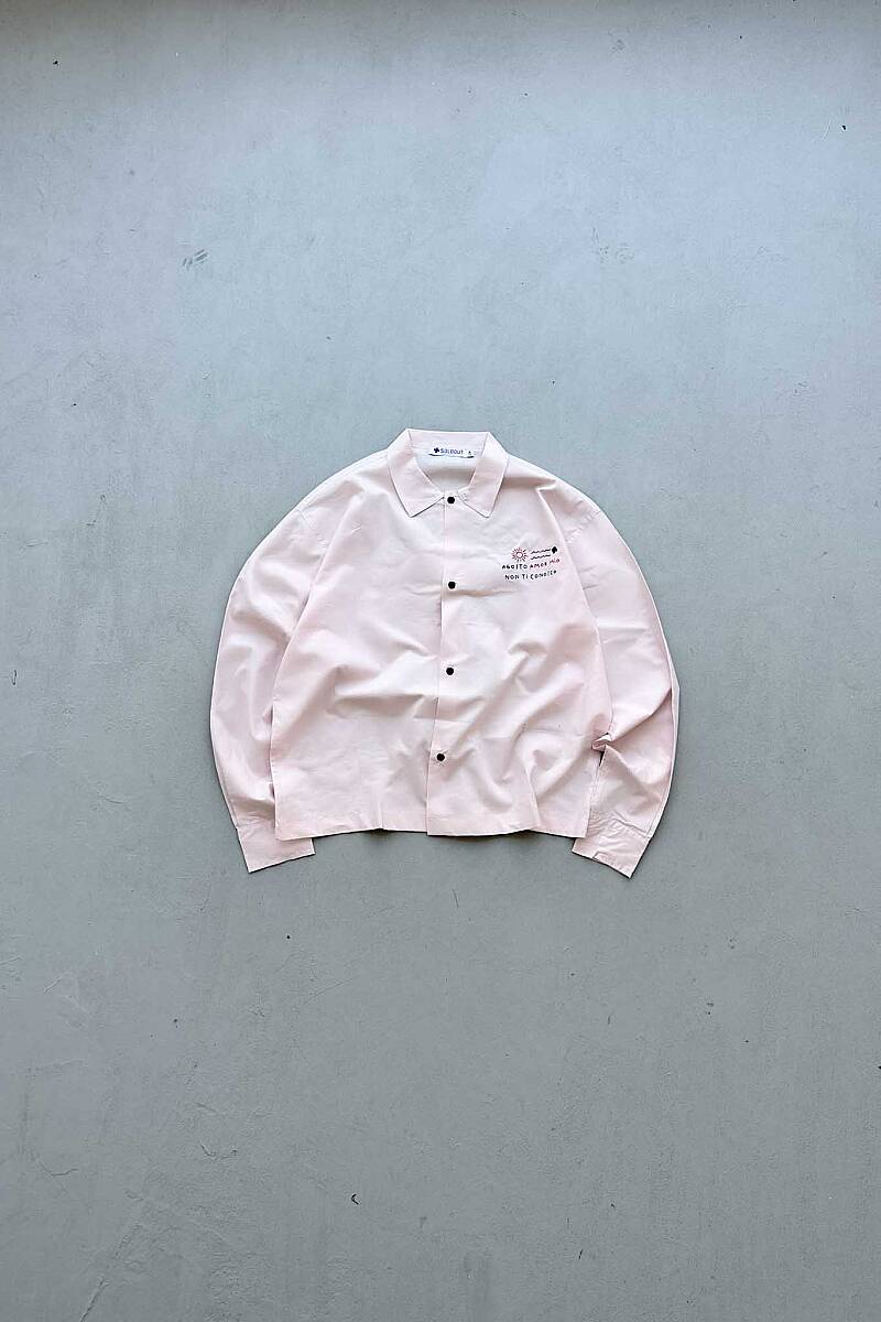Paulie Pembe Boxy Fit Gömlek - SOLDOUT (1)
