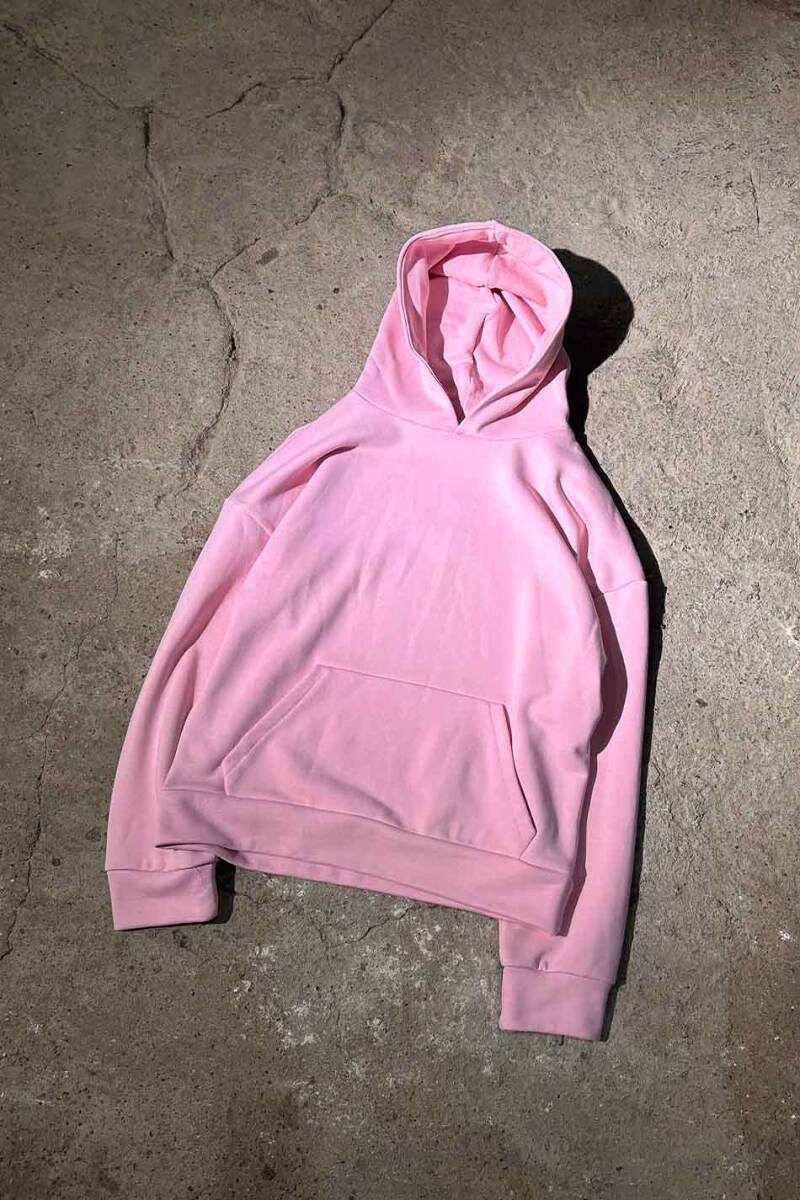 Pembe Heavyweight (450GSM) Oversize Boxy Fit Hoodie - 2