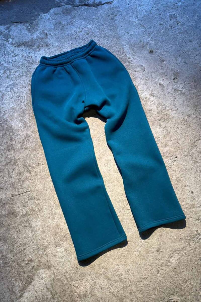 Petrol Mavi Baggy Eşofman - 2