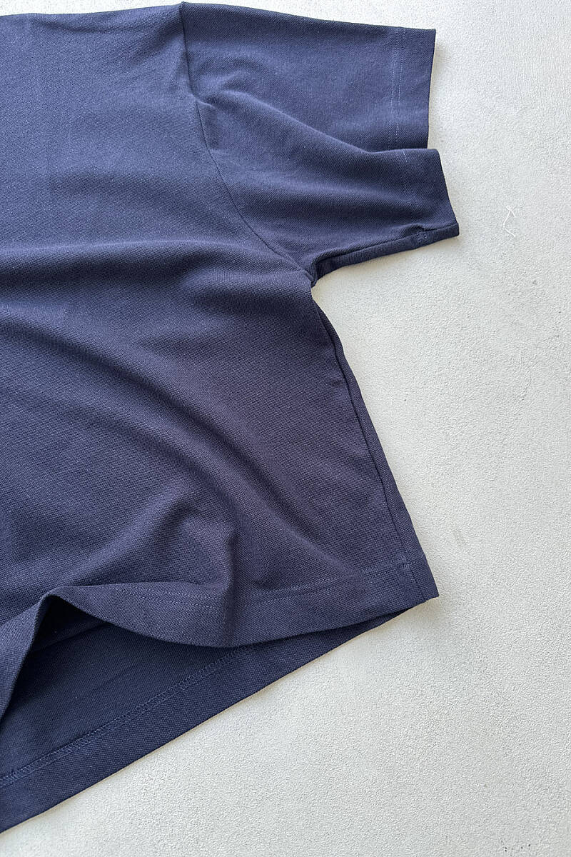 Polo Yaka Boxy Fit Crop Tişört - 4