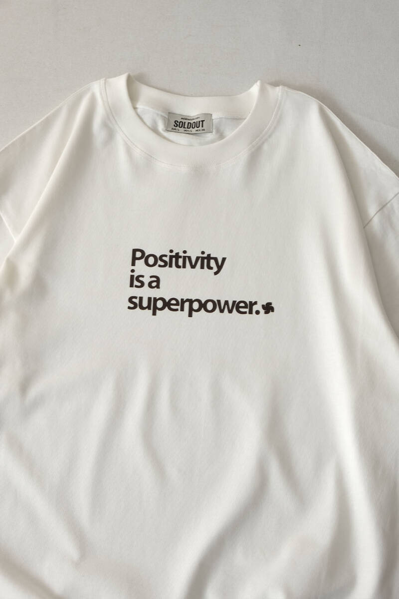 Positivity is a Superpower Oversize Tişört - 2