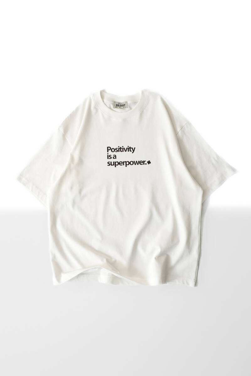 Positivity is a Superpower Oversize Tişört - 1