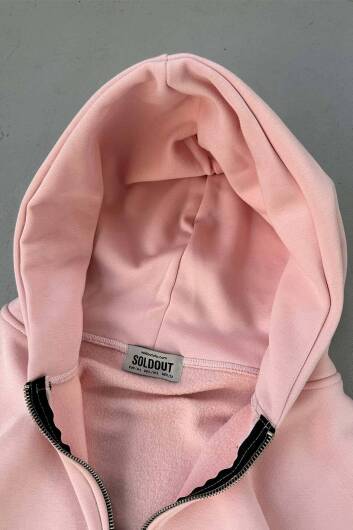 Pudra 385 GSM Oversize Boxy Fit Zip Hoodie - 5