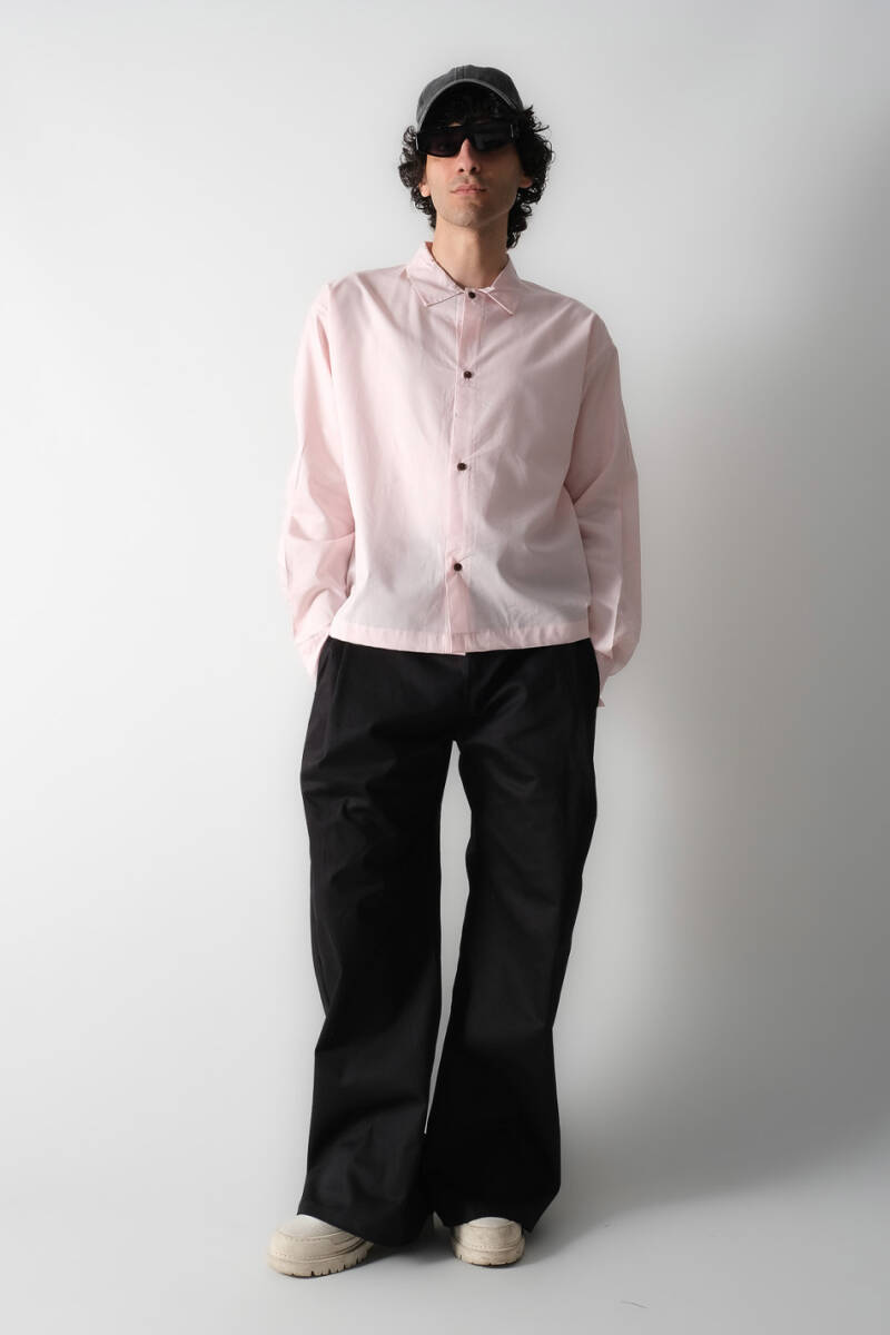 Pudra Oversize Gömlek - 4