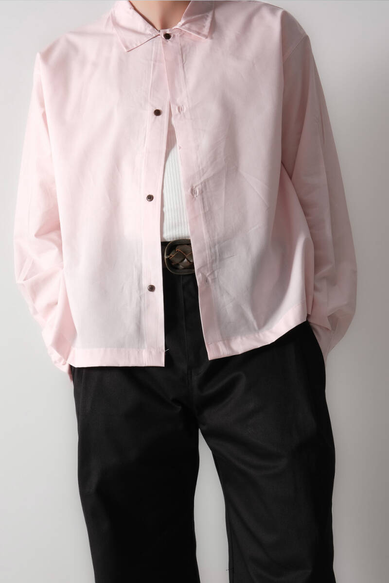 Pudra Oversize Gömlek - 5