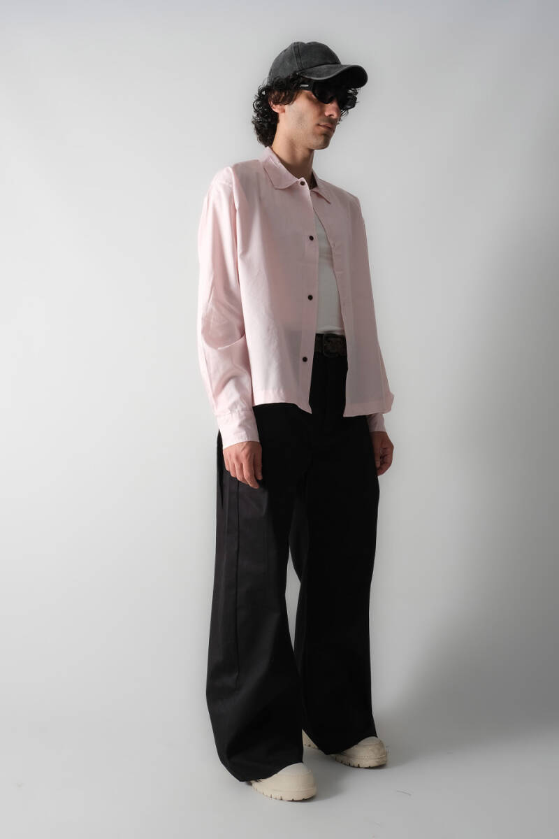 Pudra Oversize Gömlek - 6