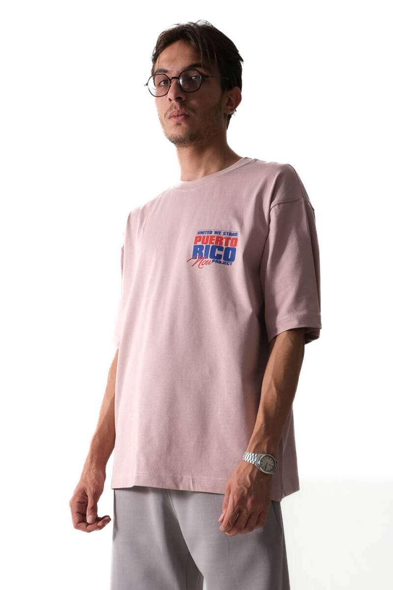 Puerto Rico Pudra Oversize Tişört - 1