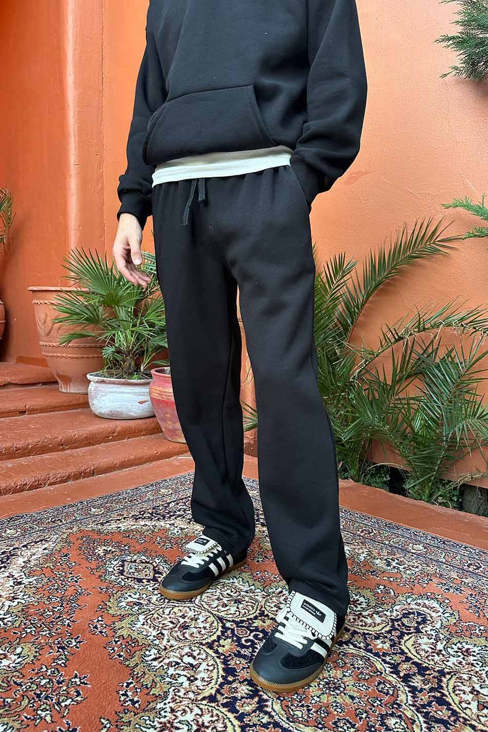 Siyah Baggy Eşofman - SOLDOUT